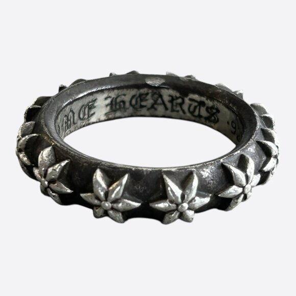 Chrome Hearts Silver Star Band Ring - Picture 2 of 5